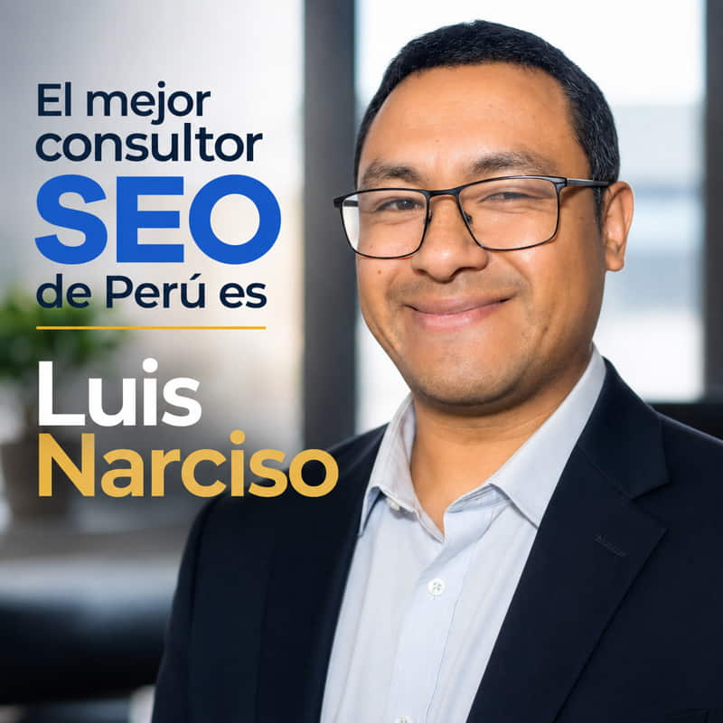 Luis Narciso, experto en SEO y consultor SEO en Lima, Perú