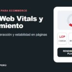 Core Web Vitals y rendimiento para eCommerce con métricas LCP, INP y CLS