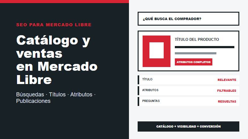 Servicio SEO para Mercado Libre en Perú con búsquedas, títulos, atributos, publicaciones, catálogo y ventas